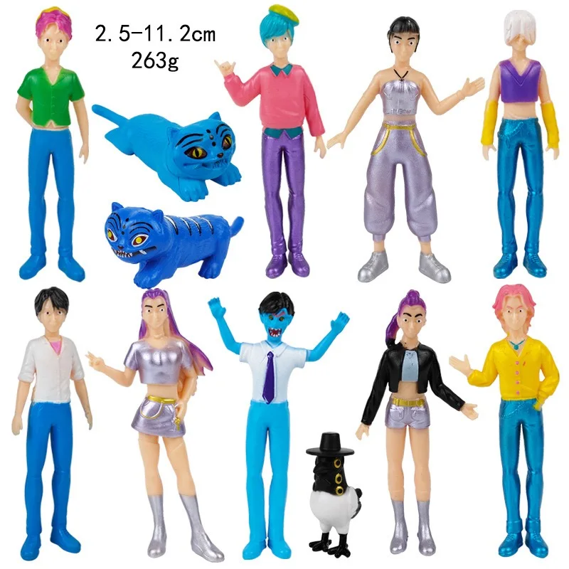 

In Stock Anime Kpop Demon Hunters Figure Model Toy Cartoon Gaming Peripherals Desk Decoration Collection Figures Model Toy Gift