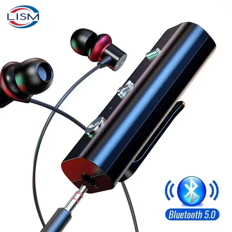 CMAOS Wireless Adapter Bluetooth 5.0 Empfänger für 3,5 mm Klinkenstecker Kopfhörer Bluetooth Aux Audio Musiksender für Kopfhörer