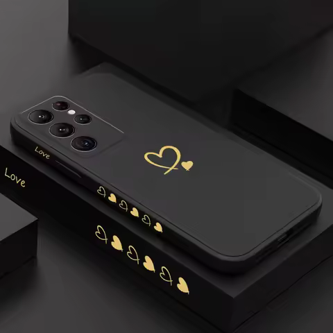 Gemini Love Phone Case For Samsung Galaxy S23 S22 S21 S20 Ultra Plus FE S10 S9 S10E Note 20 ultra 10 9 Plus Cover