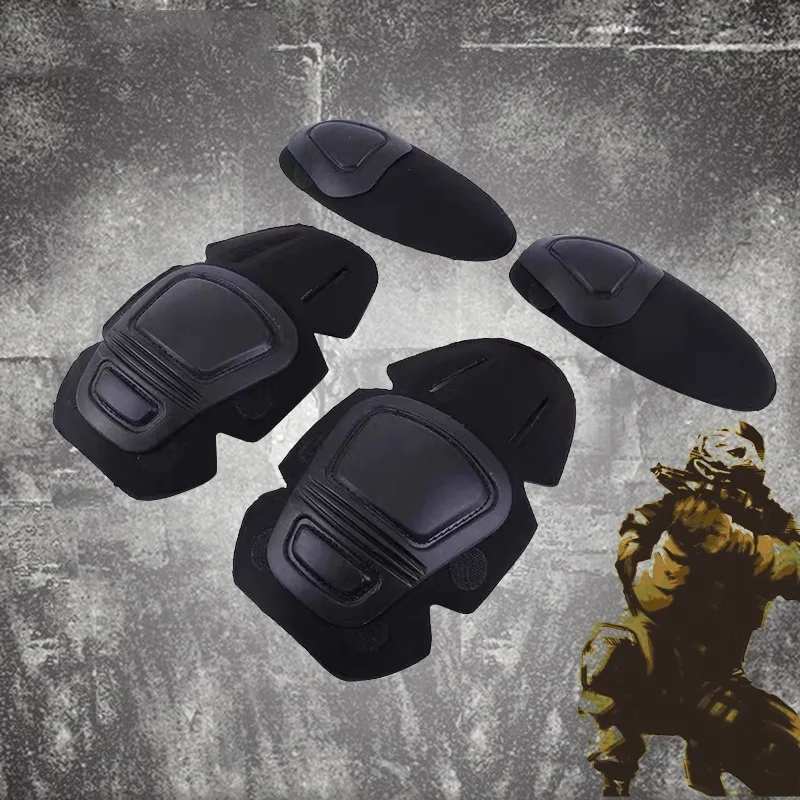Tuta tattica militare rana Ginocchiere e supporto per il gomito Paintball Airsoft Ginocchiera Interpolata Set di protezioni per il ginocchio G2 G3 Gen 2 3