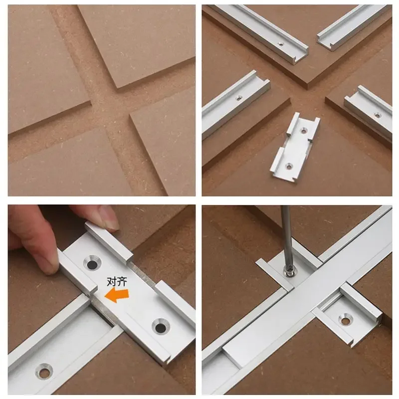 Imagem -06 - T-track Cruz Slide Liga de Alumínio Universal Slider Tipo30 Faça Você Mesmo Carpintaria Empurrar Lidar com Ferramentas Especiais de Modificações de Bancada