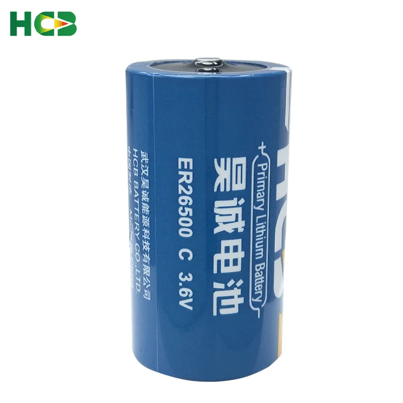 HCB ER26500 C Disposable Lithium 3.6V Battery Intelligent Water Meter Electric Meter PLC Gas Steam Meter RAM Flowmeter