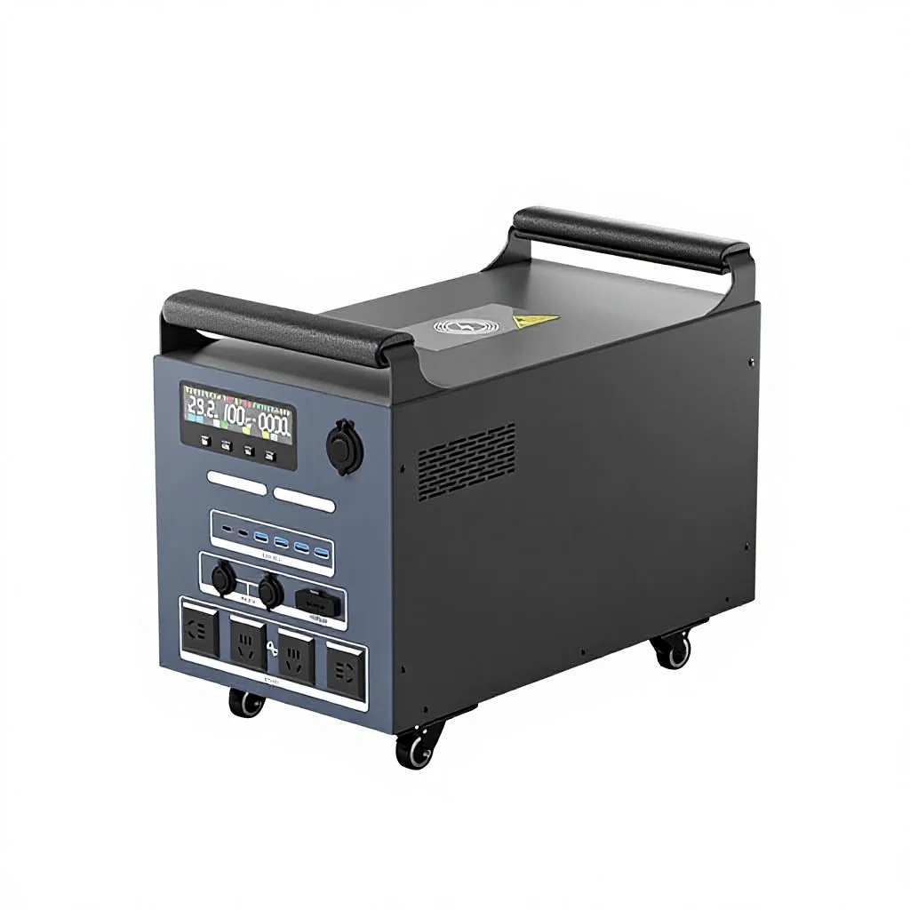Outdoor Portable Power Station 220V  for Car Camping RV Travel Street Vending; Household Emergency Backup BMS Protection