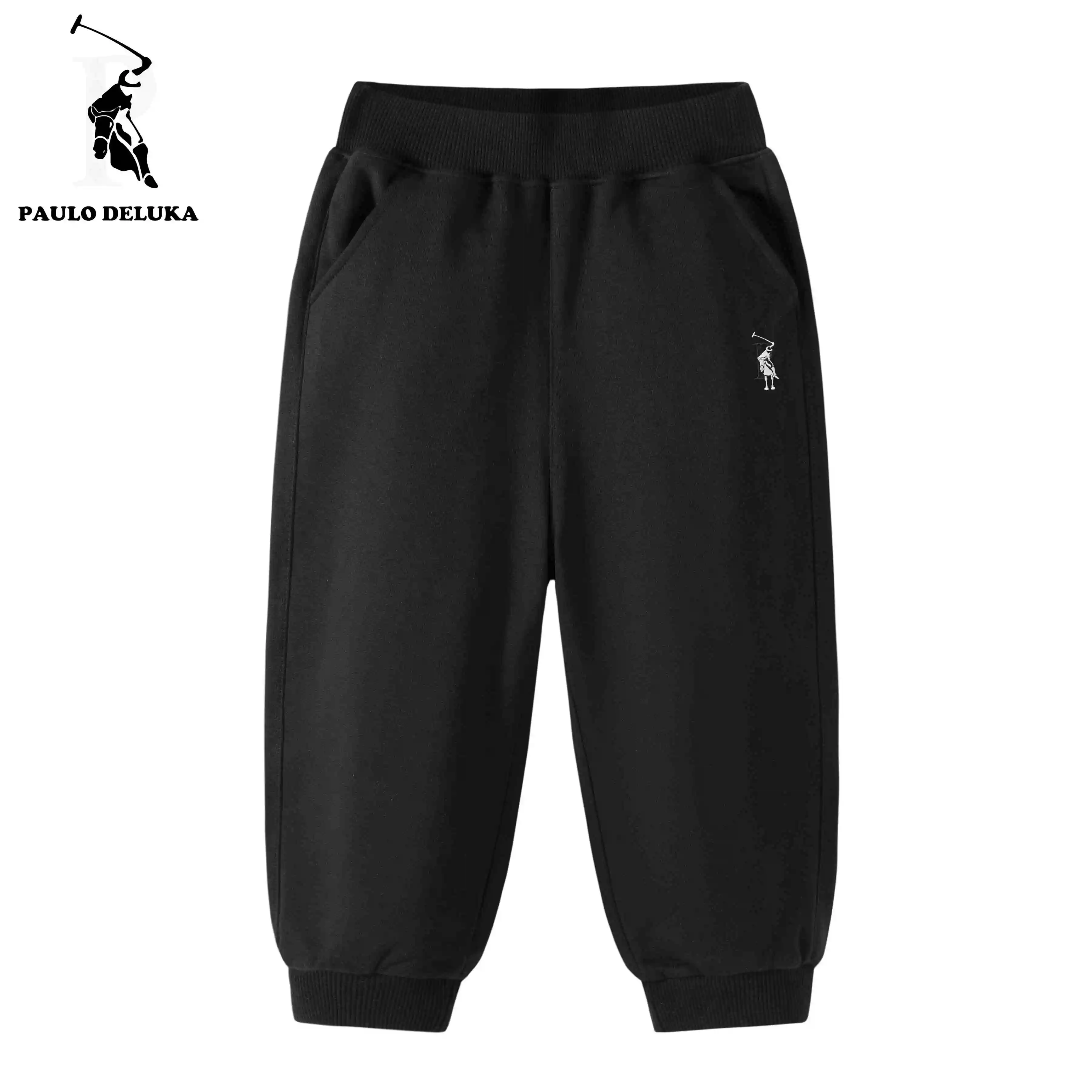 

Paul Trendy Children's Clothing, Big Kids' Long Pants, Autumn and Winter New Style, Fleece-Lined, Thickened, Comfortable, Versatile, Stylish Children's Pants