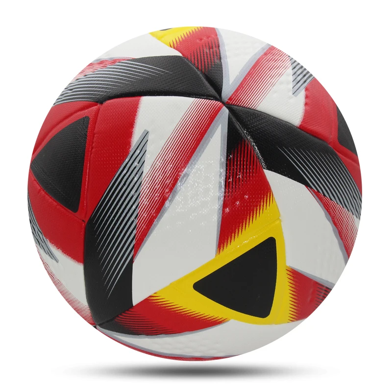 2024 pallone da calcio di dimensioni Standard 5 materiale PU di alta qualità sport all\'aria aperta palloni da calcio resistenti all\'usura squadra