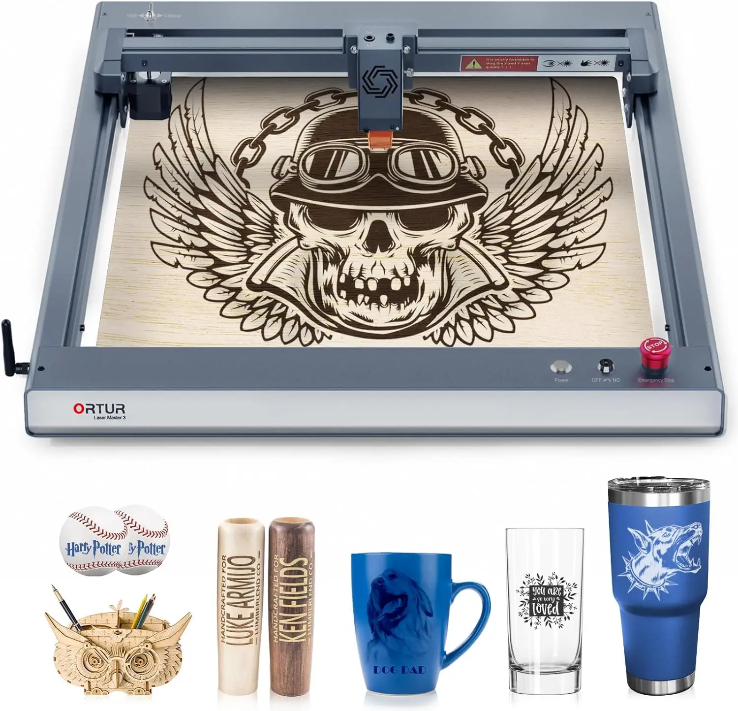 

ORTUR Laser Master 3 Laser Engraver, 10W Higher Accuracy Laser Cutter, 20000mm/min Engraving Speed and App Control