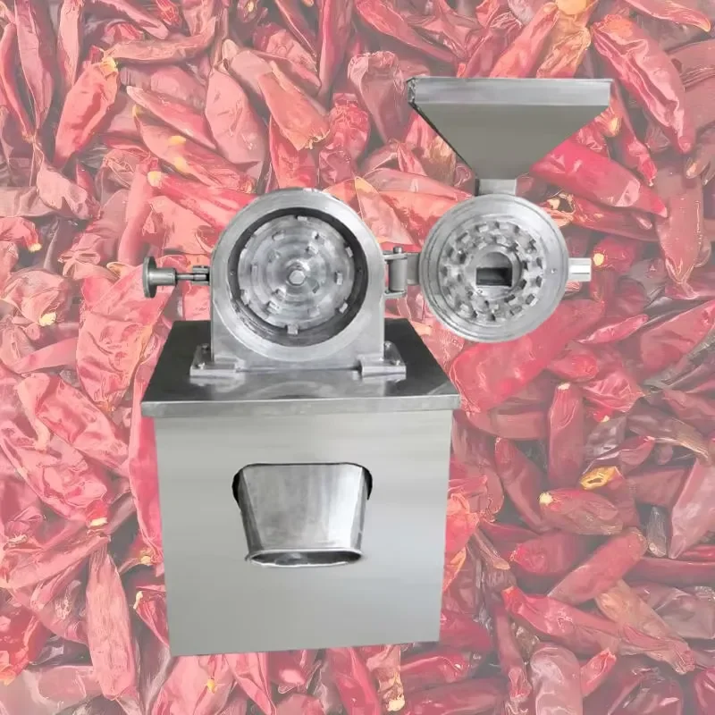 2026 High Quality Rice Millet Wheat Soybeans Dried Chilies Herb Crusher Machine Commercial Spice Grinder Pulverizer Machine