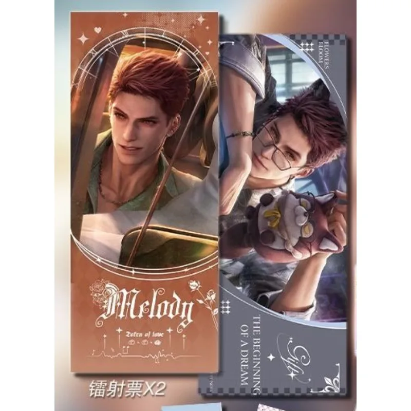 Valko Small Card Badge Suit Love and Deepspace Anime Peripheral Laser Ticket Photo Small Card Badge Suit 20 Pcs Birthday Gift view 4