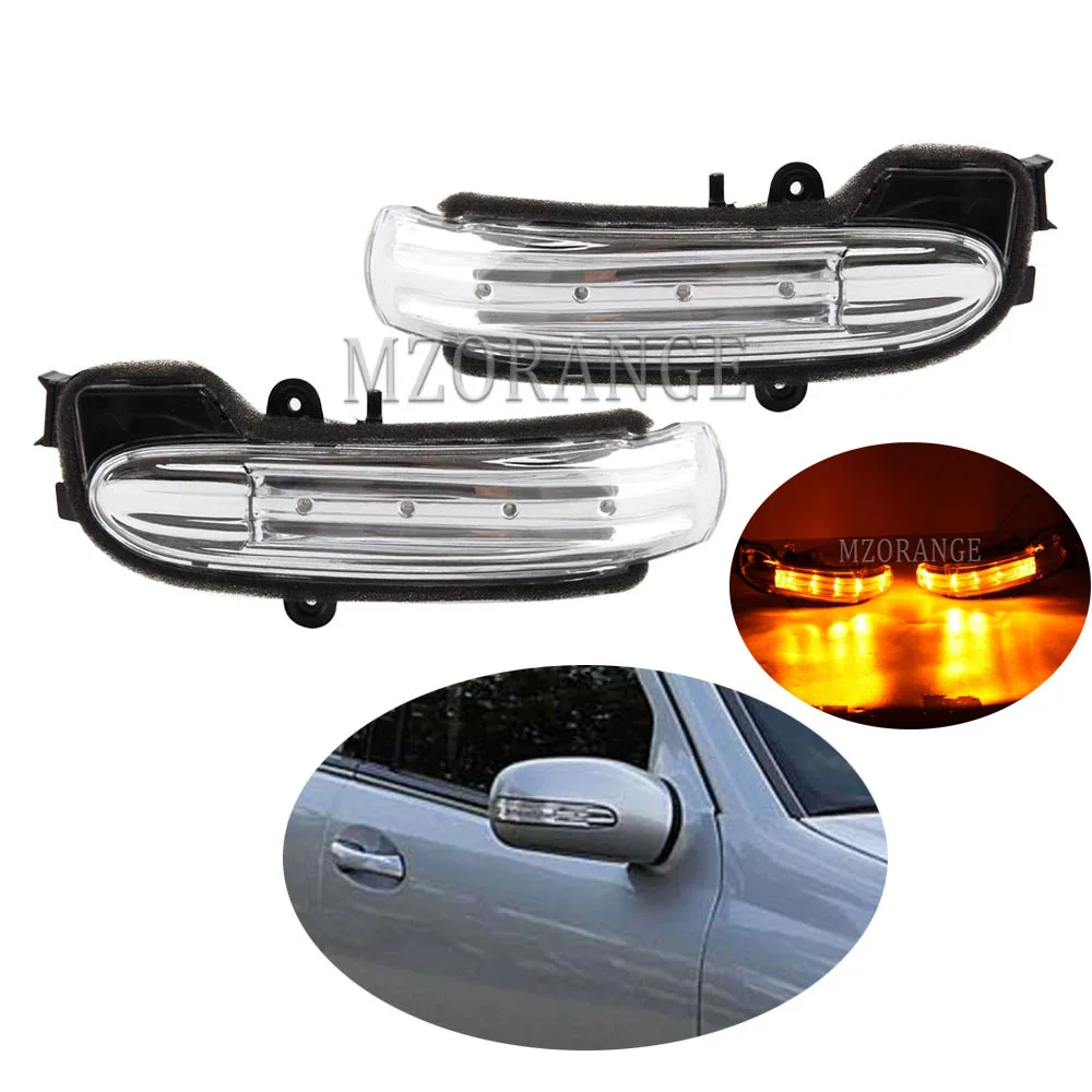 LED Rearview Mirror Turn Signal Light for Mercedes-Benz W203 4 Door 2004-2007 Side Mirror Light Indicator Door Wing Mirror Lamp