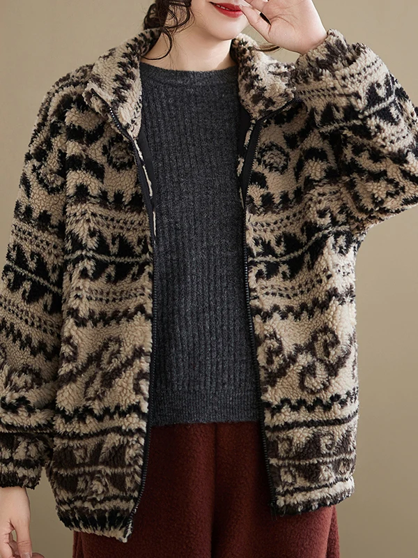 

Аутентичные осенне-зимние новинки 202, винтажное свободное длинное пальто на молнии с одним верхом, женское шерстяное пальто