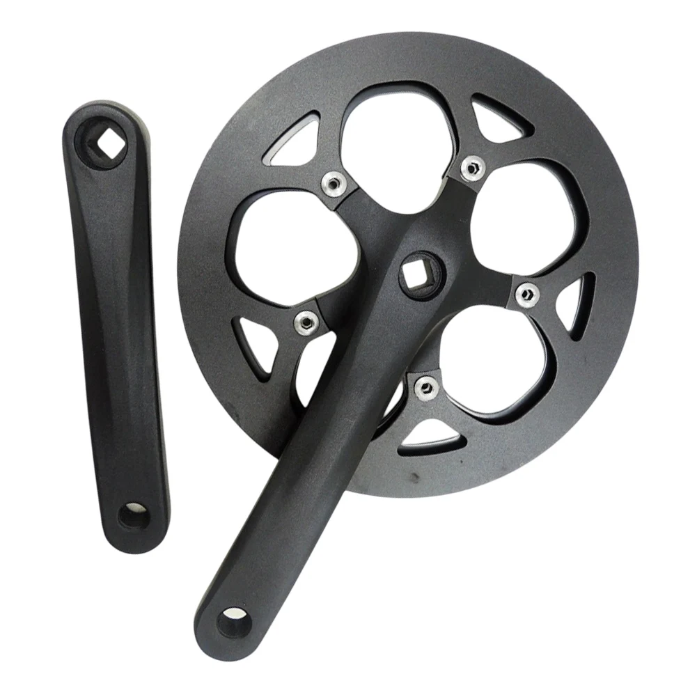 

170mm Bike Crankset 50T Crankset Aluminum Alloy Material Easy To Install Fixie Bike Parts For Square Hole Bike