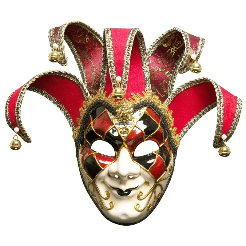 EE01 Halloween Mask Exquisite Vintage Venetian Masquerade Party Mask For Adults Clown Joker Masks Anime Movie Dance Wall DecIo0！