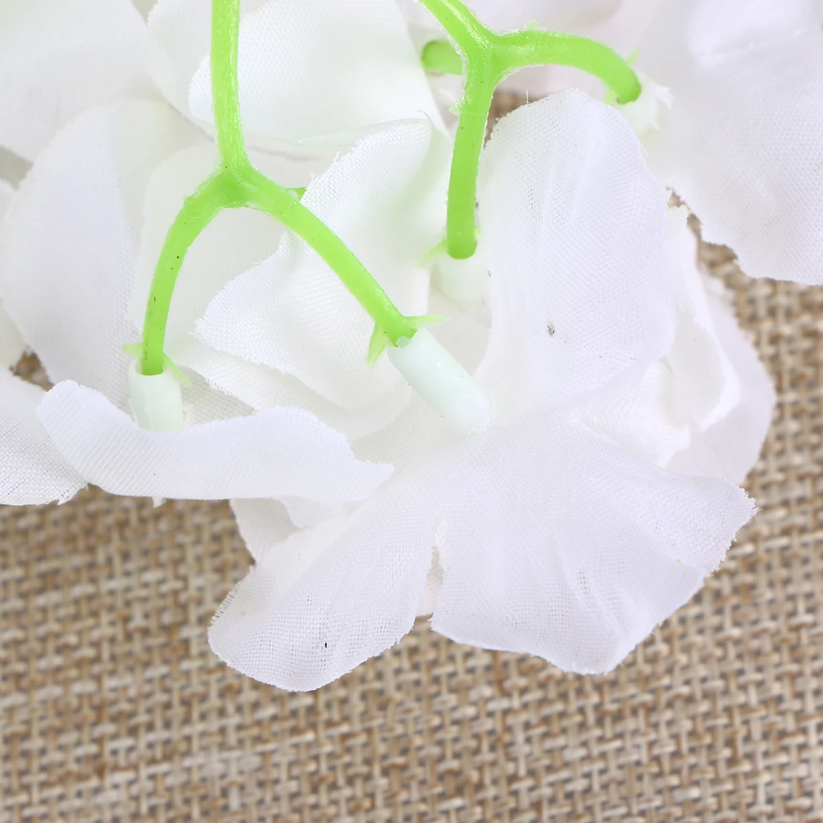 

20 Pcs Small White Flowers Artificial Hydrangea The Bridal Bouquets for Wedding Bride
