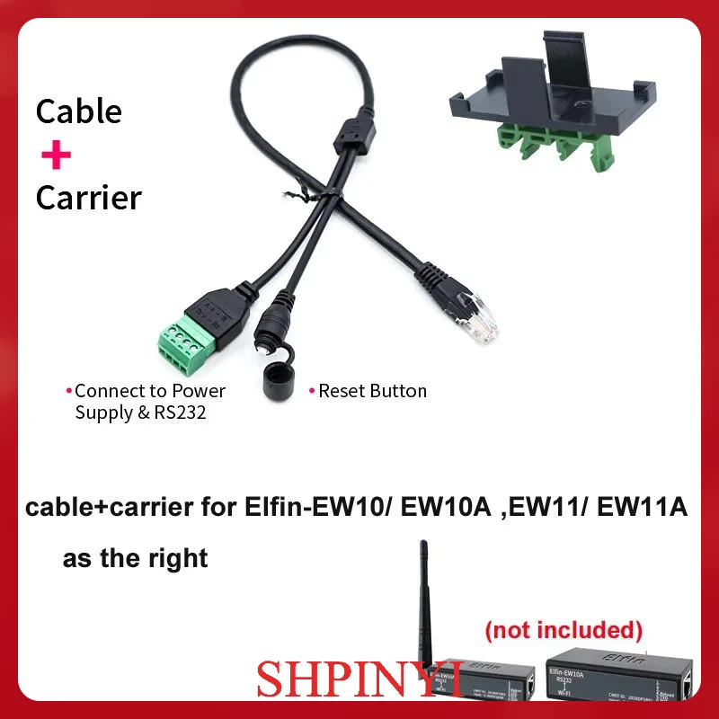 

Переходник для конверсии кабеля для Elfin-EW10A EW11A Elfin-EE10A EE11A RJ45 RS232 RS485 интерфейс