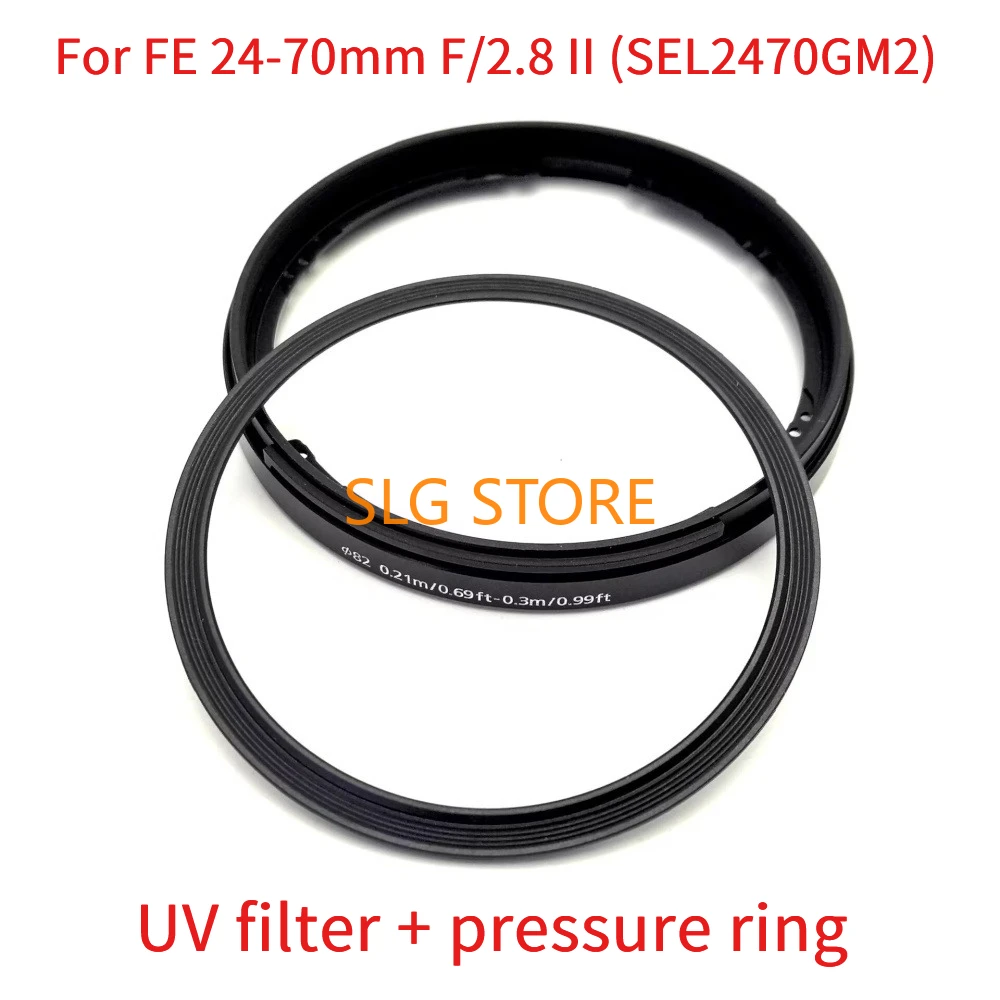 

New 24-70 mm Lens Front pressure Ring + UV Filter Barrel Hood Tube for Sony FE 24-70mm F/2.8 II SEL2470GM2 2.8 F/2.8 Gen2