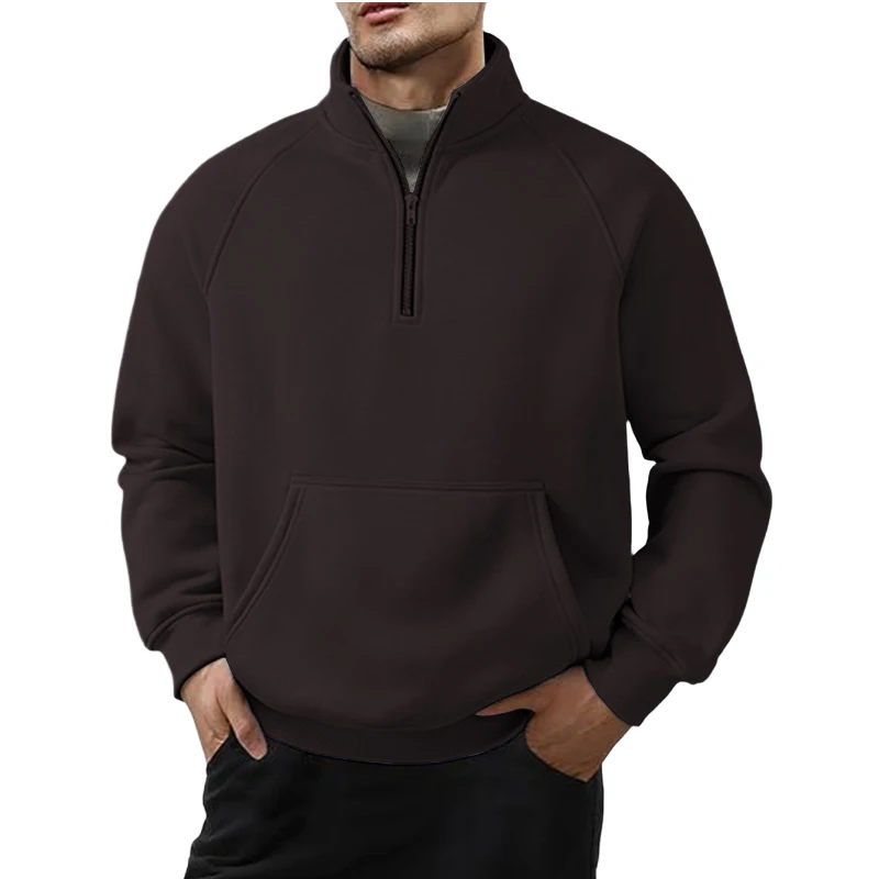هوديي رجالي خفيف الوزن بسحاب كامل مع مقاس مريح #4
