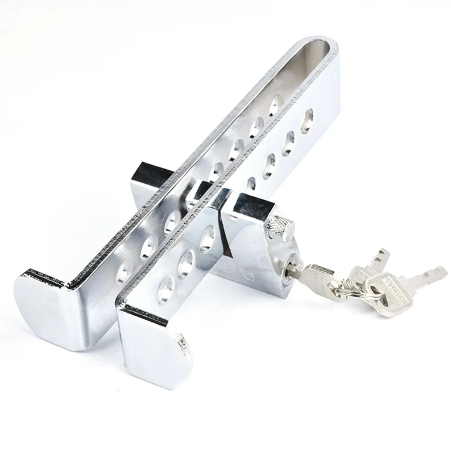 

Secure, durable, and reliable Stainless Steel Anti-Theft Car Clutch Lock - Auto Steering Wheel Brake Pedal Lock Throttle Securit