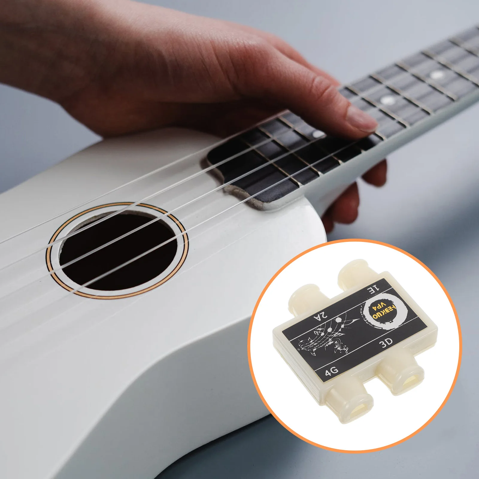 

Ukulele Tuning Flute Guitar Tuner Pitch Machines Banjo Accurate Tool for Musicians Pipe Electric Guitars Four Holes