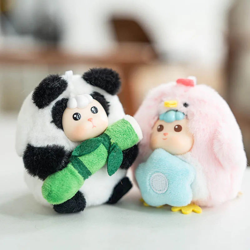 Friend Sheep Roaring Zoo Series Blind Box Surprise Box Original Action Figure Cartoon Model Mystery Box Collection Girls Gift