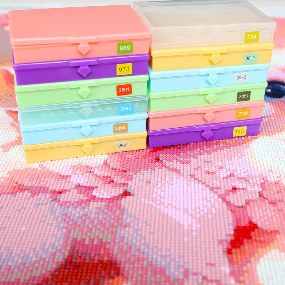 Diamond Painting Accessories Trays with Lids Diamond Art Storage and Diamond Art Trays, Bead Storage & Line-Up view 5