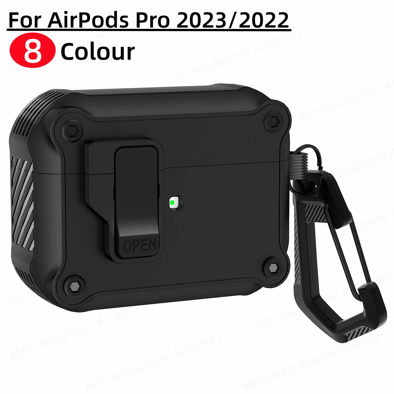 New For 2023 AirPods Pro With Security Lock Cover Shockproof Earphone Case For AirPods 3 2021 Case AirPod Pro 2rd Gen 2 1 Case