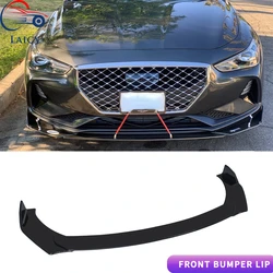 LAICY For Genesis G70 G80 G90 2017-2022 Car Front Bumper Lip Chin Spoiler Splitter Body Kit Guard Deflector Lips Covers Carbon
