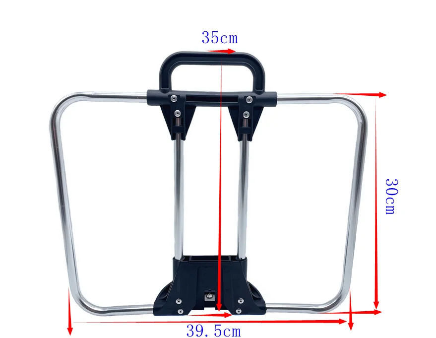 Folding Bike Bags Panniers Mount Use For Brompton Bicycle Front Bag Bracket Aluminum Alloy 40cm*30cm S-bag C-bag