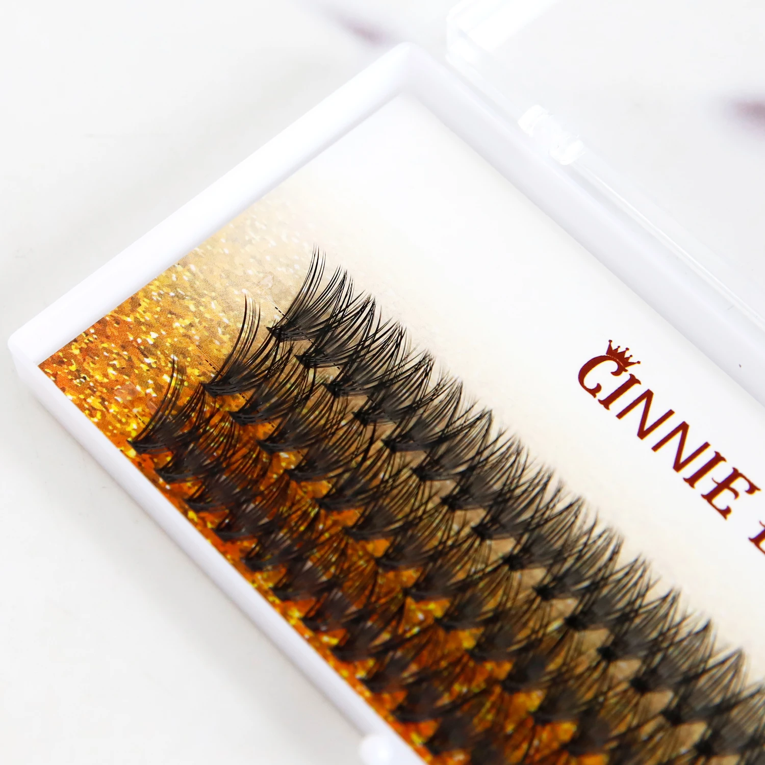 60 Bundles Einzelne Cluster Wimpern Fertig Volumen Fan Lash Bündel Make-Up Werkzeuge Drop Schiff – Detail 4