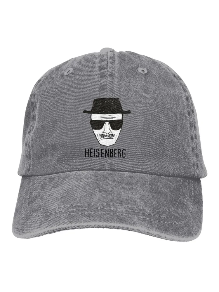 Heisenberg Trucker Snapback Cap for Men, Dad Hat, Breaking Bad, PéWhite Chemistry Teacher, Golf Hats, Baseball, Washed