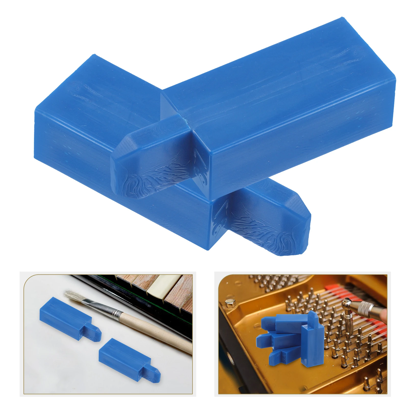 4 قطعة أداة ضبط البيانو المقابس الزرقاء أحجام 4 5 3 6 3 7 لصيانة ثقب المفتاح طقم تصليح دائم يناسب أجزاء البيانو الملحقات #6