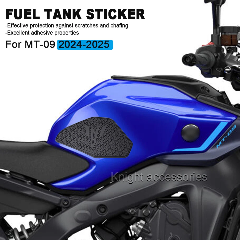 

2025 MT09 New Motorcycle Tank Pad Protector For MT 09 MT-09 mt09 2024 2025 Sticker Decal Gas Knee Grip