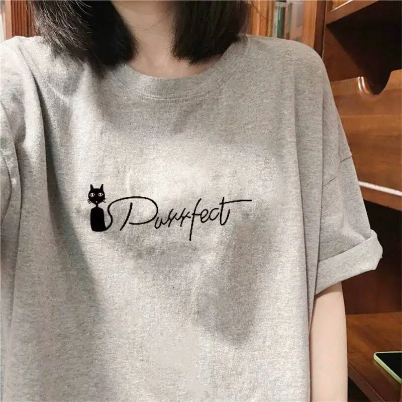 

Футболка из чистого хлопка, плотная, летняя, свободного кроя, повседневная, с круглым вырезом, для молодежи