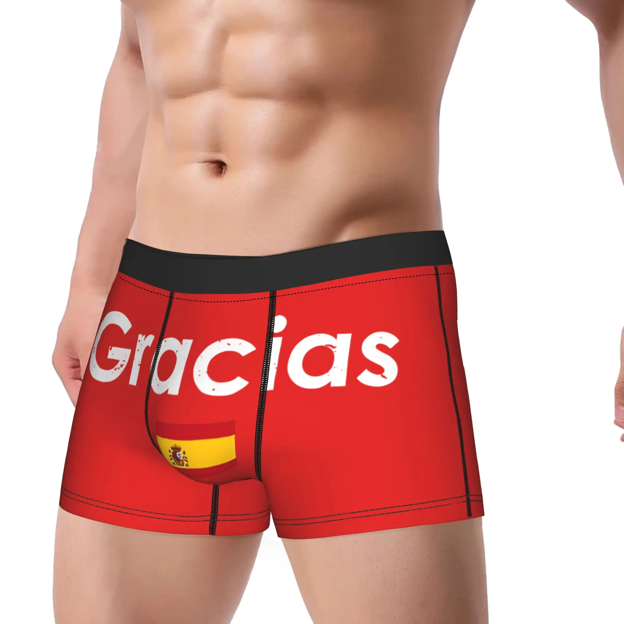 Gracias Thanks in Spanish Make Spain Great Again Boxers Gag Gift For Men Humor Underwear  Boxer Briefs