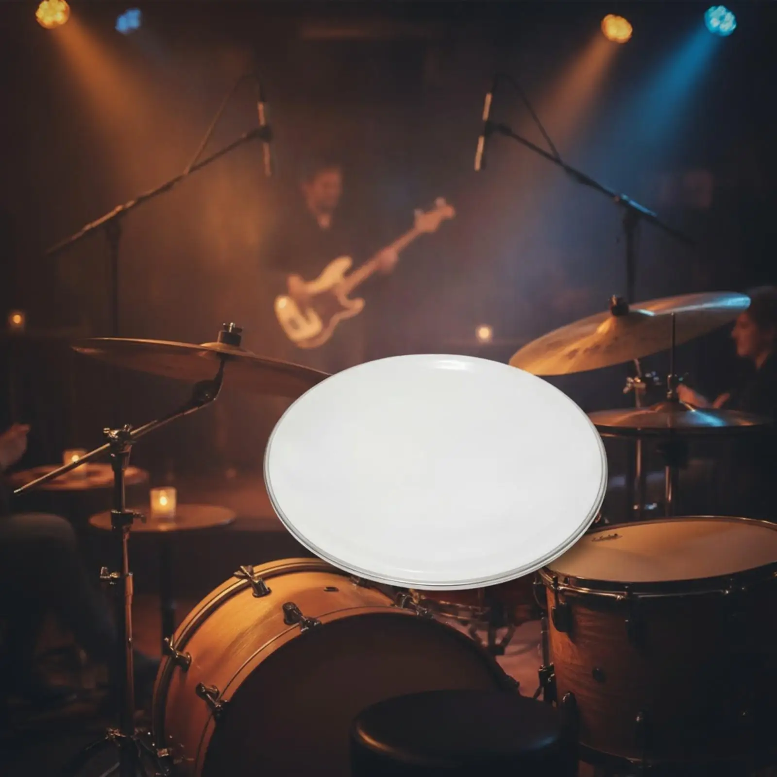 14 Inch Replacement Drum Head Aluminum Alloy for Snare Drum Shell and Drum Kit Accessories