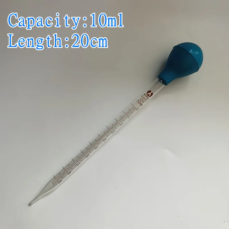 2pcs 4pcs Glass Glass Dropper with Scale Line,Chemical Laboratory Glass Pipette with Rubber Head