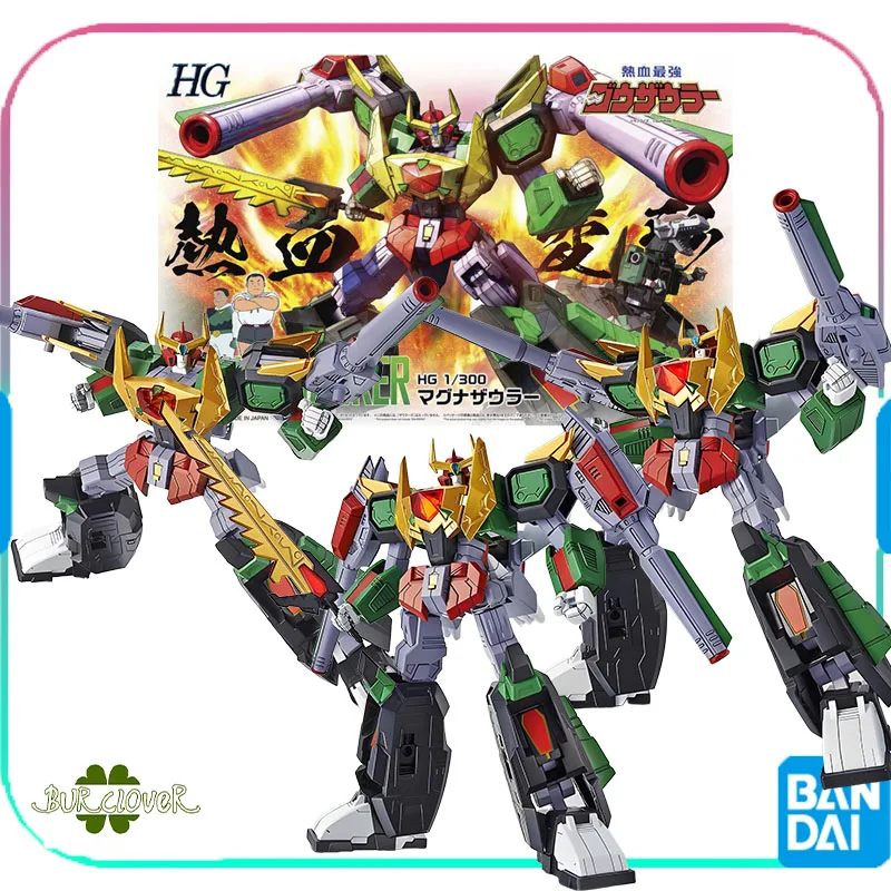 

BANDAI Original GUNDAM NEKKETSU SAIKYO GO-SAURER HG SUPER STRONG SHURA Anime Action Figure Assembly Model Toys