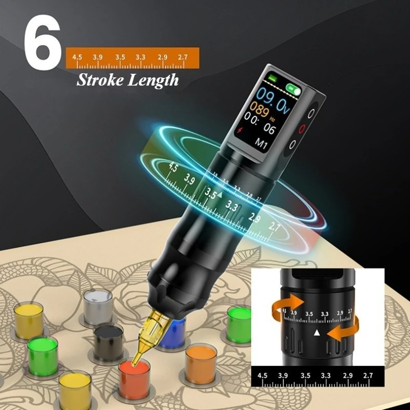 

Wireless Tattoo Machine Electric Permanent Makeup Devices Rotary Tattoos Machines Portable Battery Booster Tattoos Equipment