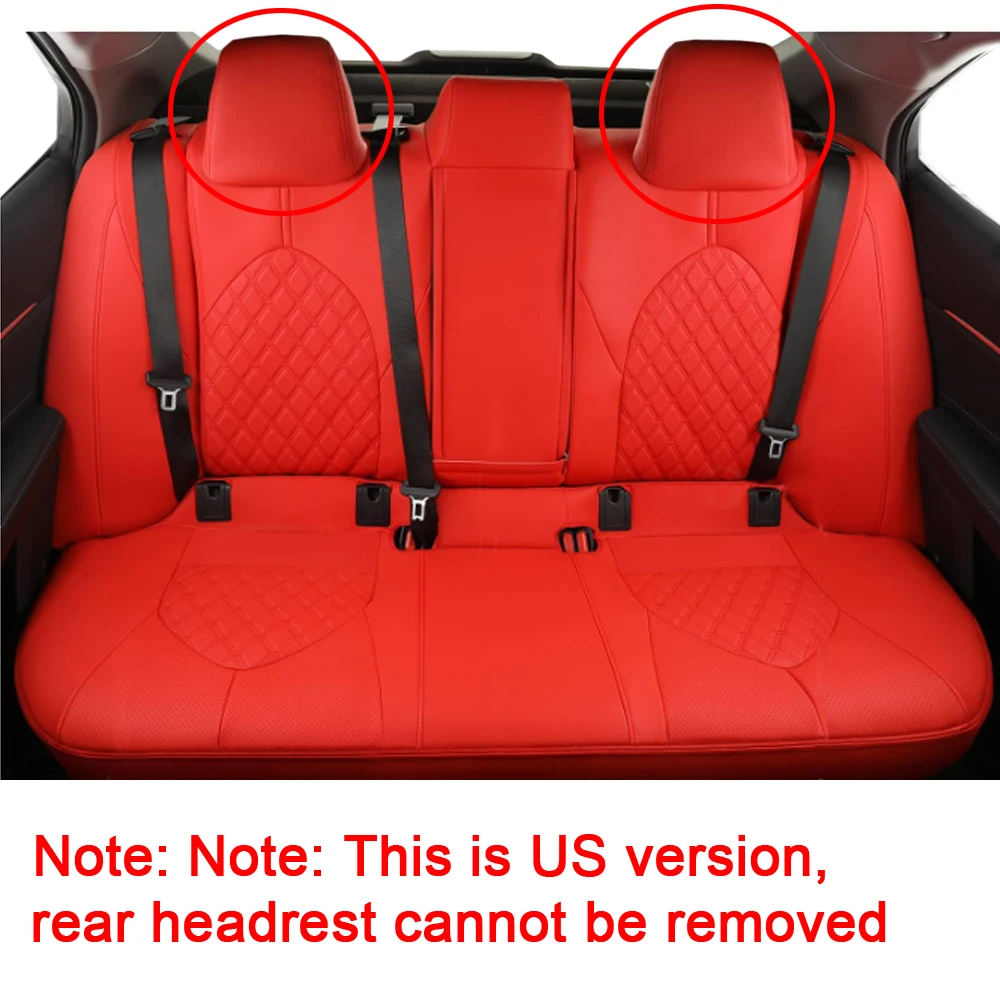 New Car Seat Covers For Toyota Camry 2018 2019 2020 2021 2022 2023 2024 waterproof Leather cushion Car Seat Protective Cover