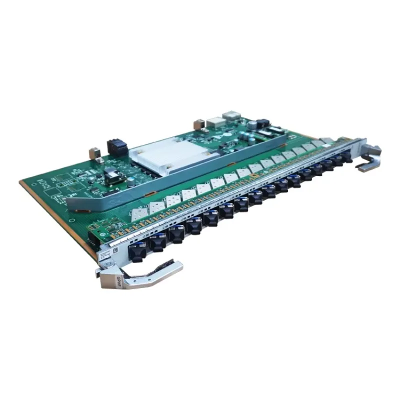 Suitable for FTTX solutions, GPHF 16-port GPON OLT board with C++ module and SC/UPC connector.