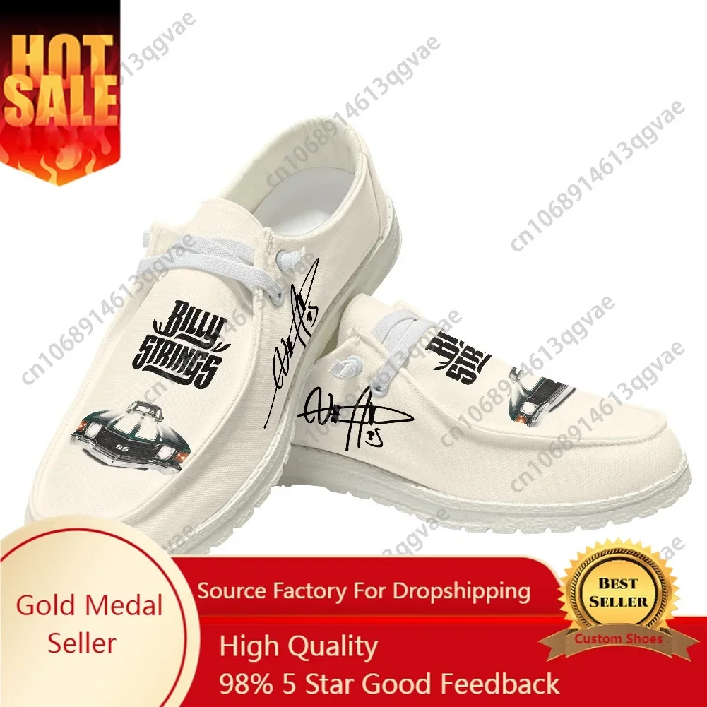 

Billy Music Strings American Guitarist Casual Shoes Flat Shoe Men Woman Breathable Outdoor Lightweight Footwear Custom Shoes