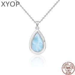 XYOP 2023 Jewelry 925 Silver Larimar Pendant Comes To An Abrupt End Rich In Philosophical Details