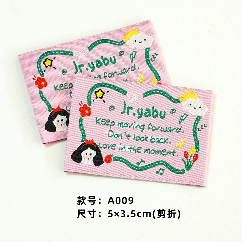 Clothing  label spot color woven mark handmade DIY label  A