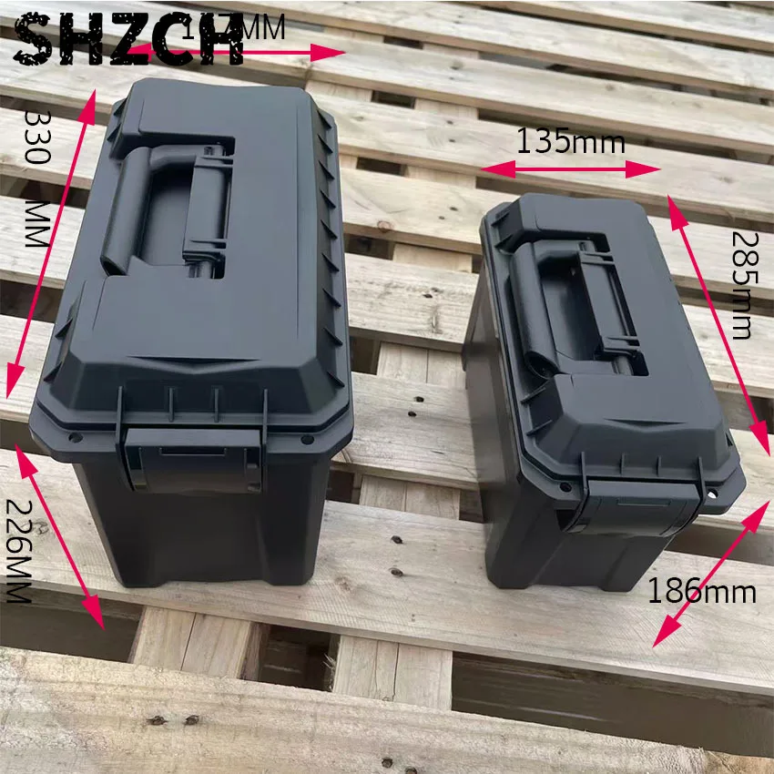 Tactical Style Plastic Storage Box Lightweight Handheld Outdoor Carry Organizer Case For Earphones Small Accessories