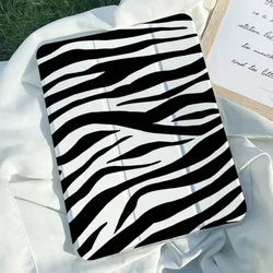 Simple Black White Cover Pencil Holder Funda for Air 5th 4th IPad Pro 11 2022 Ipad Mini 6 Ipad 5th 6th Generation Air 2/3 10.5