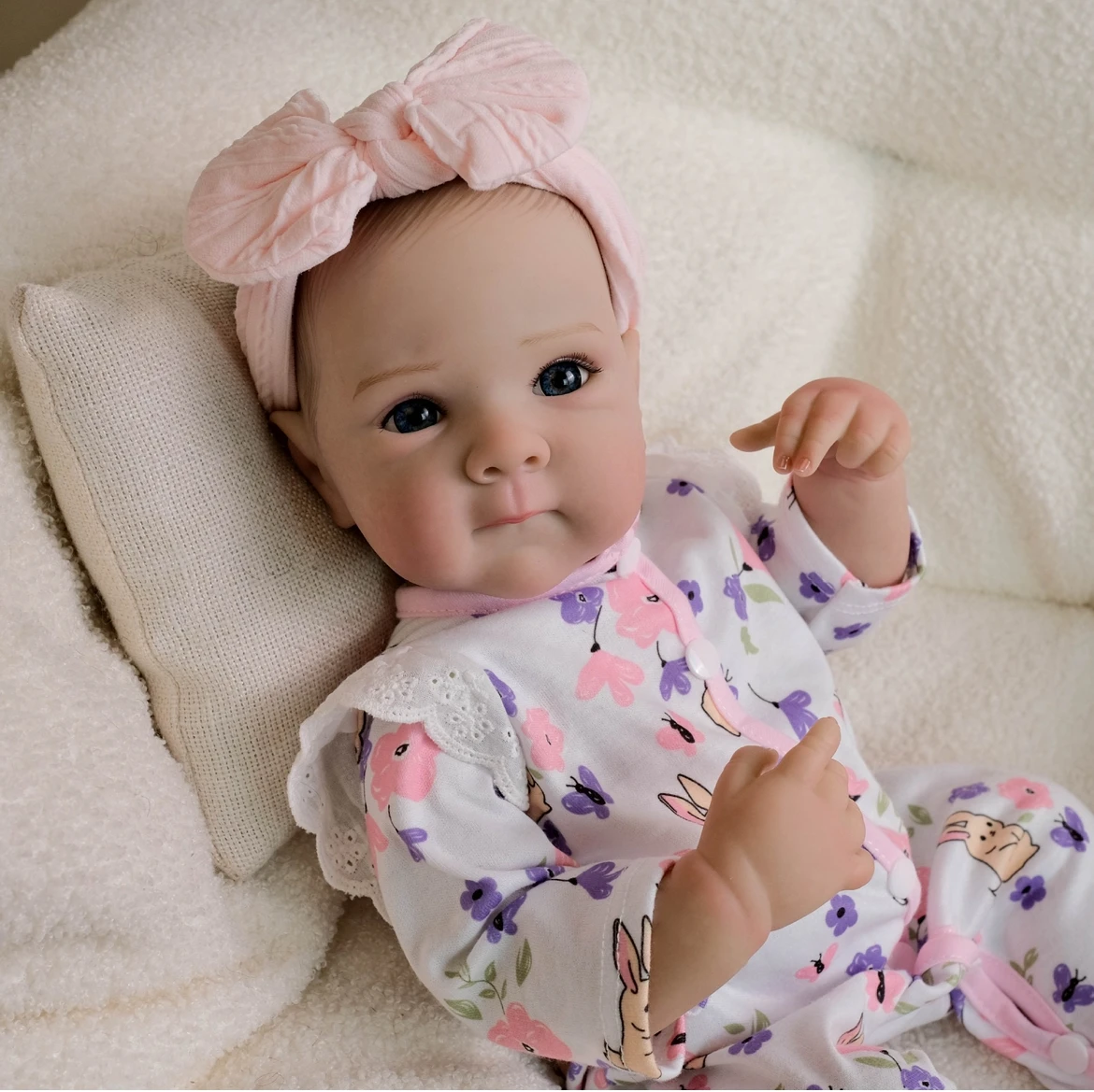 18 inch Bettie levensechte herboren babypop – handgemaakte realistische pasgeboren met 3D-huid en zichtbare aderen verjaardagscadeau voor kinderen
