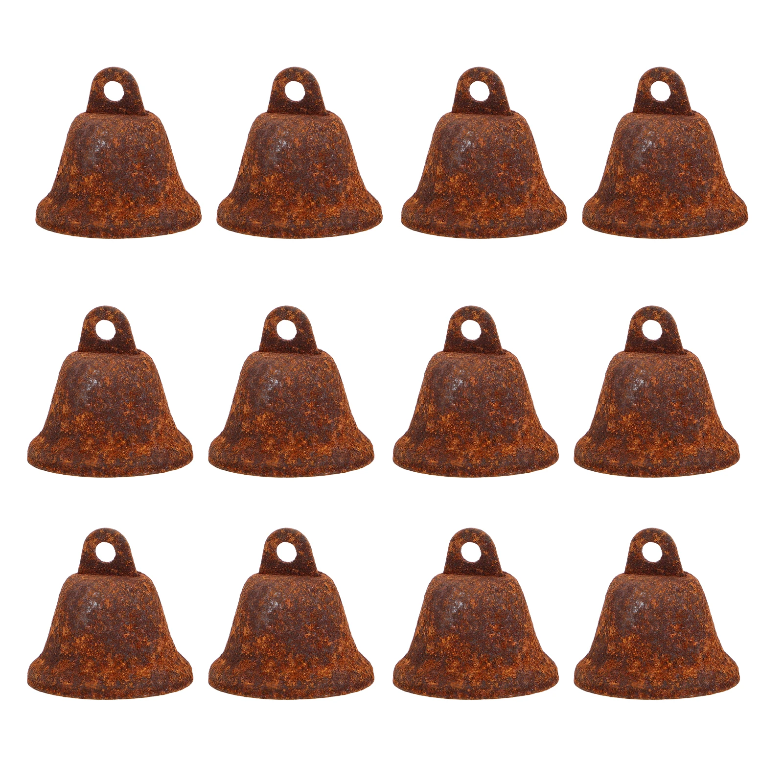 

15Pcs Decorative Rustic Bells Vintage Iron Pendant Bells for Christmas Decorations DIY Wind Chimes Home Garden Party Decoration