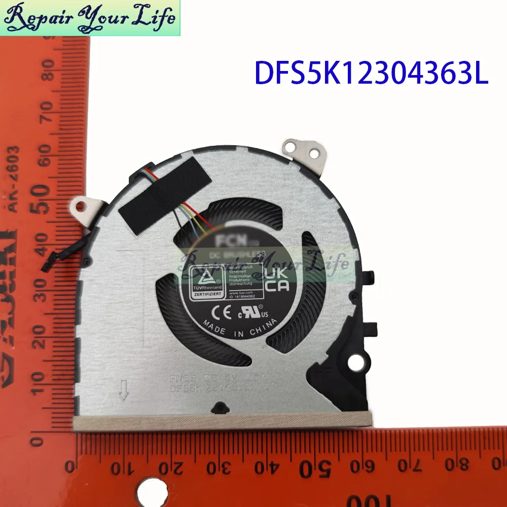 Laptop CPU Cooling Fan For ASUS Zenbook UX5401 UX5401ZA UM5401QA UN5401RA UP5401EA Cooler Fans New 13NB0UR0M09121 DFS5K12304363L