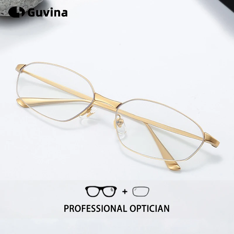new-popular-ultra-light-pure-titanium-cat-eye-frame-for-women-polygon-cyber-style-flat-light-eyeglass-optical-glasses-photochrom