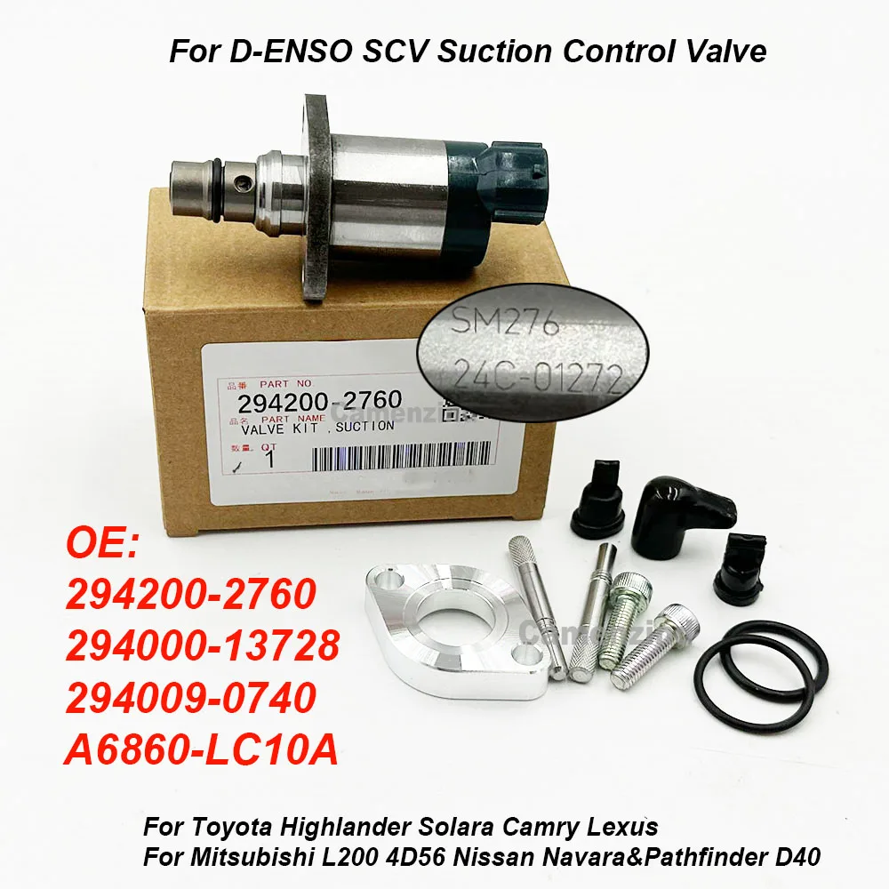 

294200-2760 294000-1372 For D-ENSO SCV Suction Control Valve for NISSAN MURANO NAVARA NP300 294009-0740 A6860-LC10A 1460A056