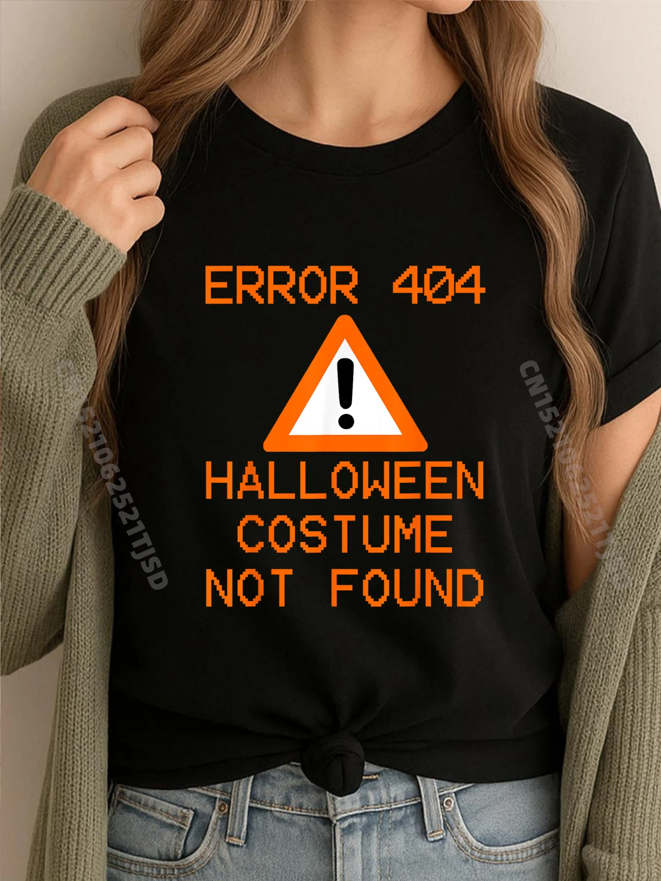 مضحك الكمبيوتر الطالب الذي يذاكر كثيرا خطأ الهالوين 404 زي لم يتم العثور على ملابس الشارع الهيب هوب النمط القوطي